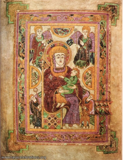 Book of Kells mother and child