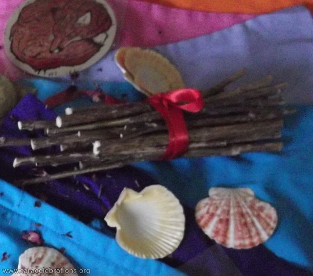 8may2016 - winter sticks and scallop shells