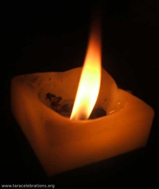 winter solstice candle