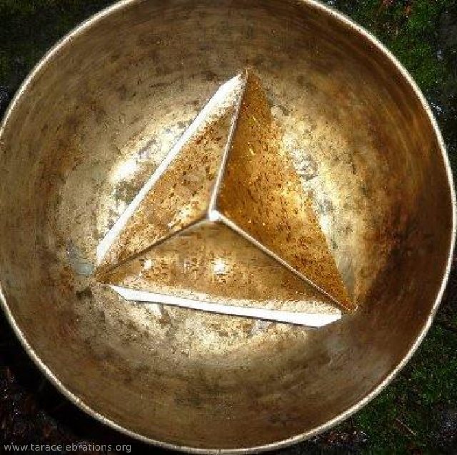 bowl and pyramid
