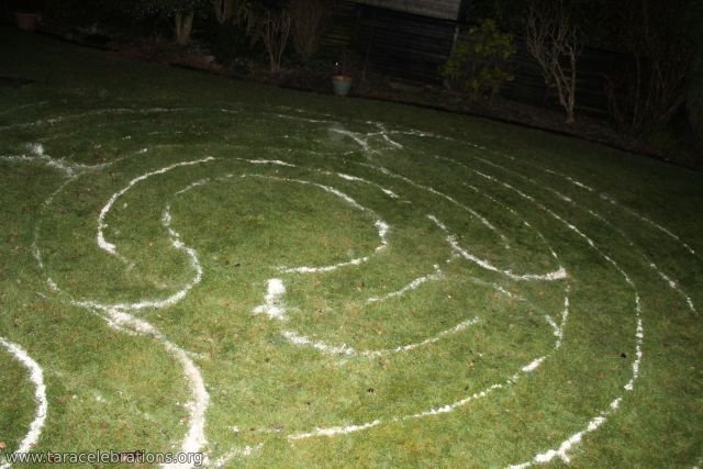 winter solstice labyrinth orbs
